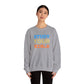 Crewneck Sweatshirt — "Skilled, Called, Empowered" Colorful Watercolor Design