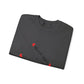 Crewneck Sweatshirt — "Held By Grace" Minimal Line Art Hands Design