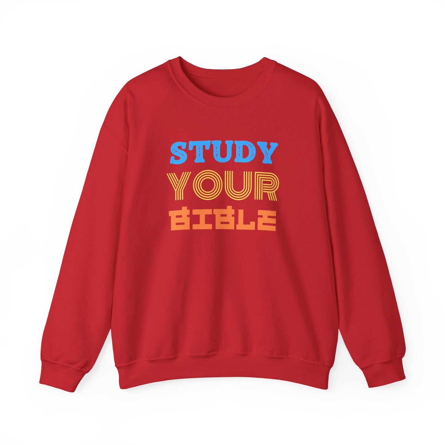 Crewneck Sweatshirt — "Skilled, Called, Empowered" Colorful Watercolor Design