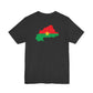 AfriBurkina Faso Flag Fist T-Shirt — Patriotic Map Back Tee