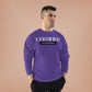 Crewneck Sweatshirt — "Certified by Experience" Minimal Graphic