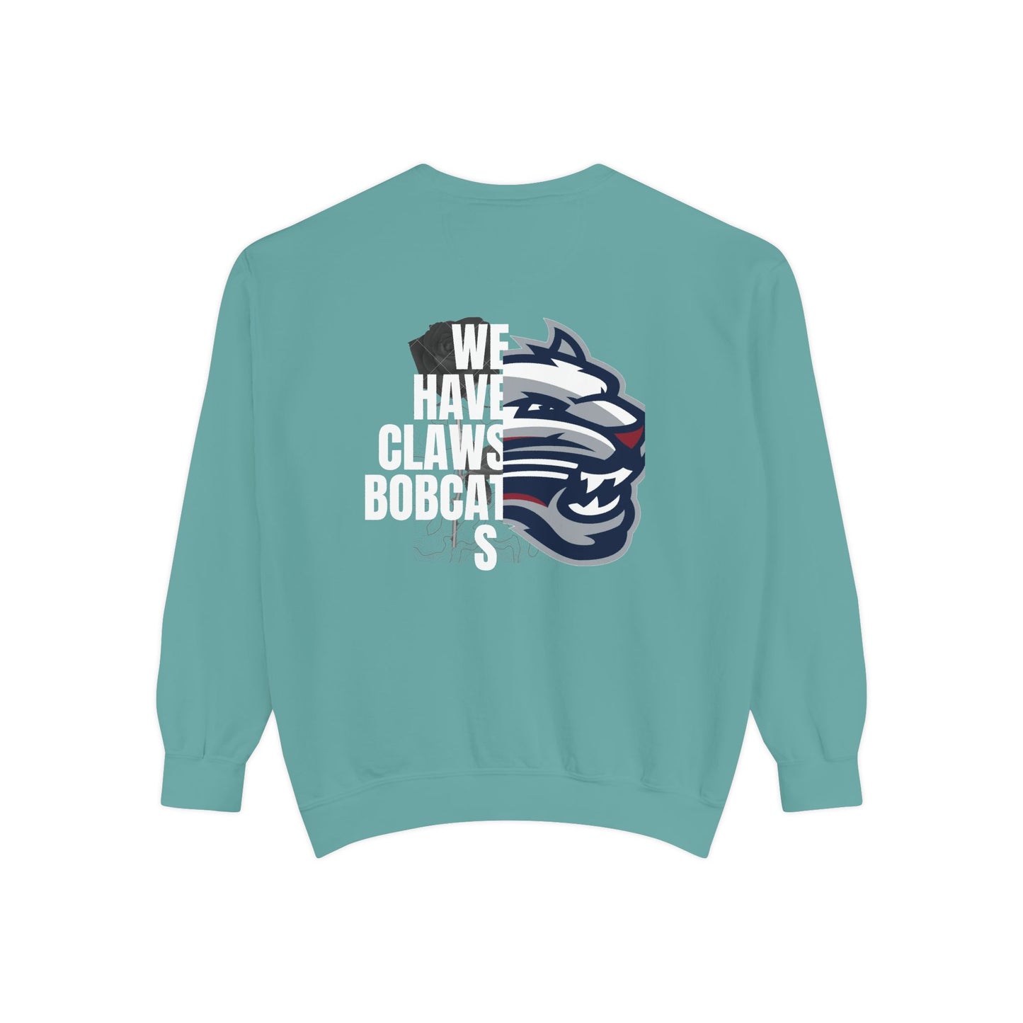 Bobcat Logo Sweatshirt — Retro Distressed Crewneck