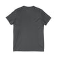 V-Neck Tee — 'Faith without Work is Dead' Vintage Sun Graphic