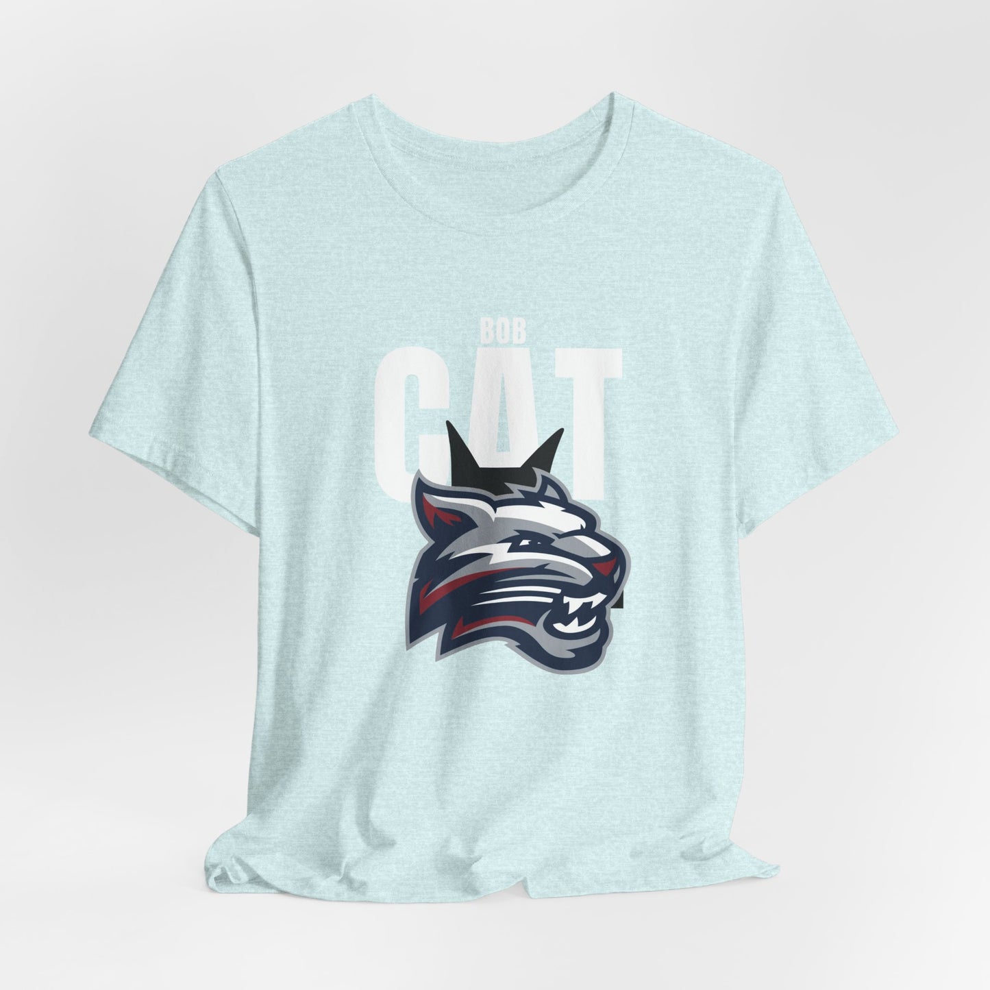 Bobcats Head Graphic Tee — Athletic Mascot T‑Shirt