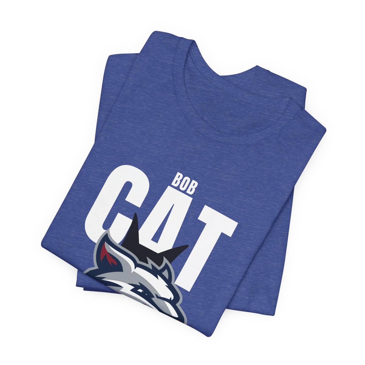 Bobcats Head Graphic Tee — Athletic Mascot T‑Shirt