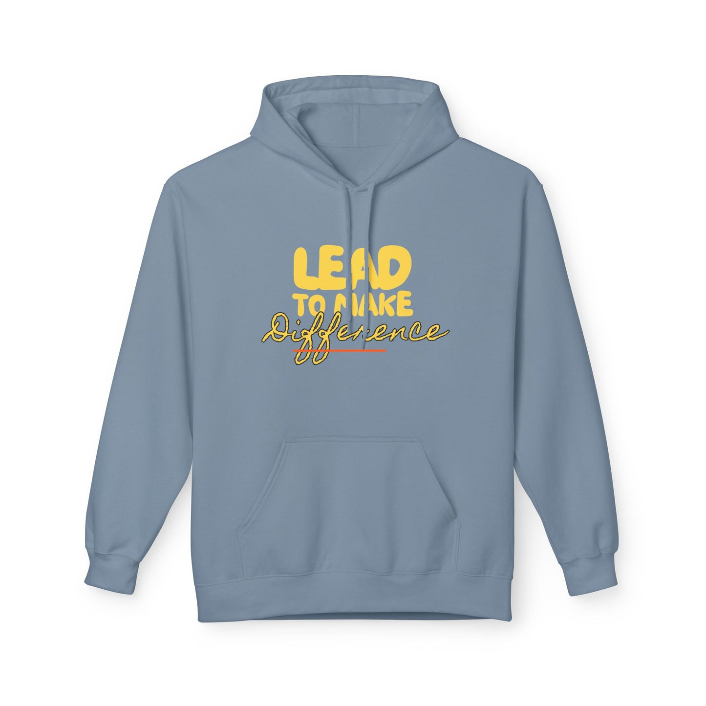 Lead to Make a Difference Hoodie — Inspirational Christian Cross Sweatshirt