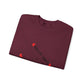 Crewneck Sweatshirt — "Held By Grace" Minimal Line Art Hands Design