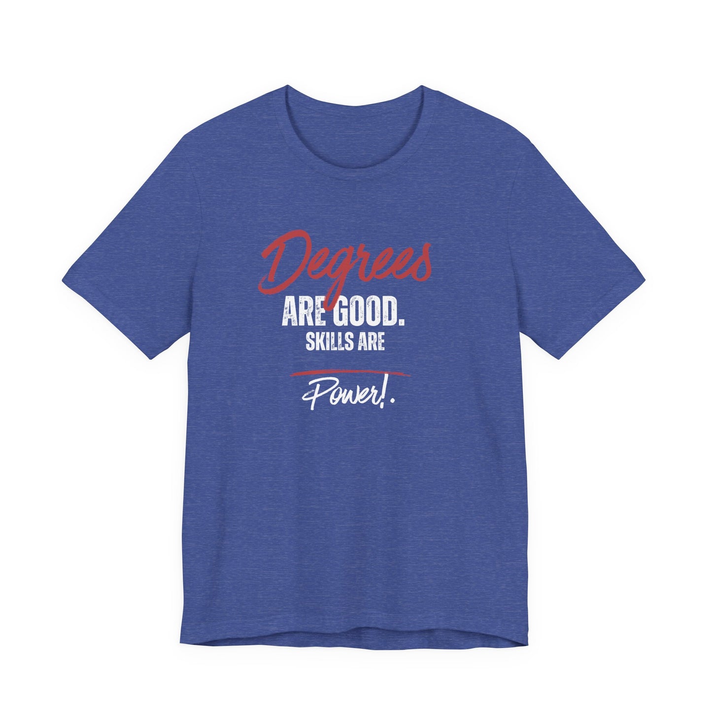 Degrees Script T‑Shirt — Minimal Retro Graphic Tee