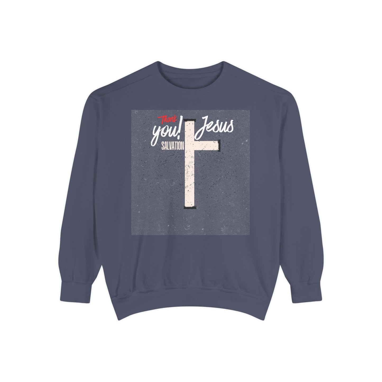 Grace Cross Sweatshirt — "Candidate of Grace" Christian Pullover