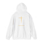 Hoodie — 'Without work is Dead' Gold Baroque Graphic Hooded Sweatshirt