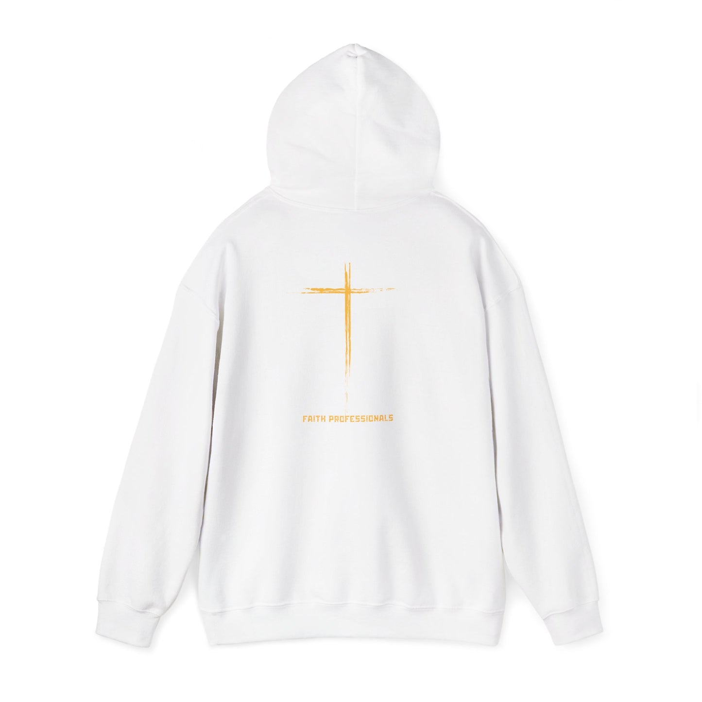 Hoodie — 'Without work is Dead' Gold Baroque Graphic Hooded Sweatshirt
