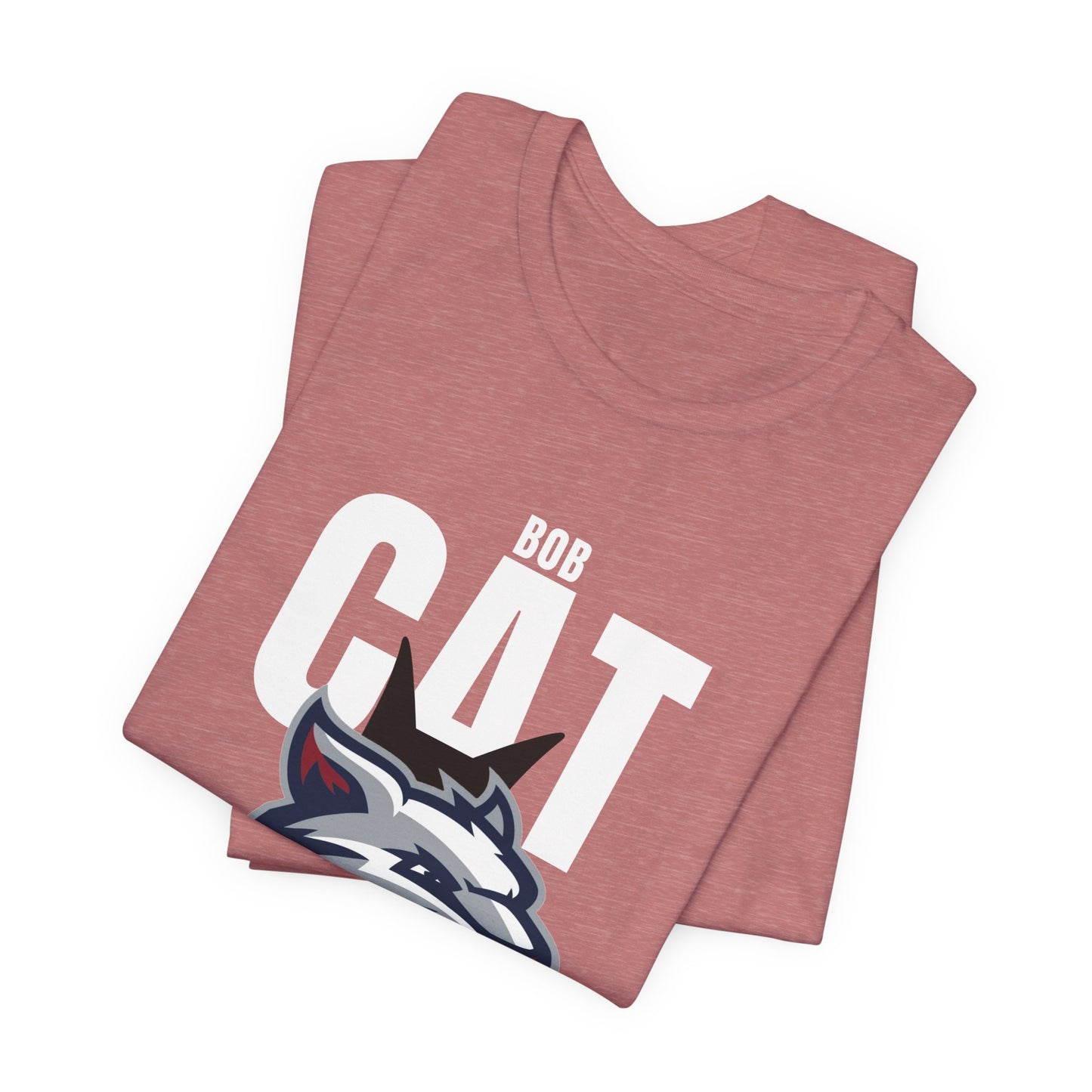 Bobcats Head Graphic Tee — Athletic Mascot T‑Shirt