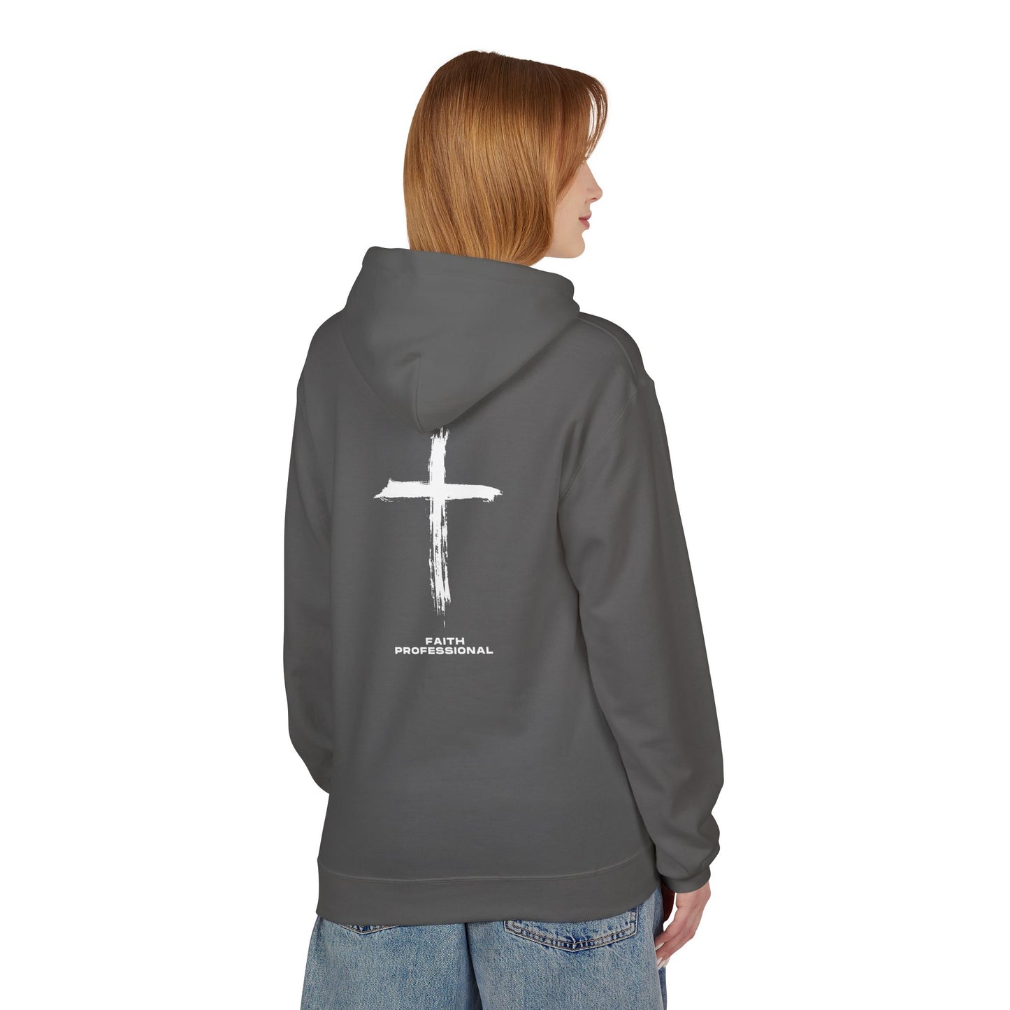 Retro Script "West Coast" White Hoodie — Vintage Stripe Graphic Pullover