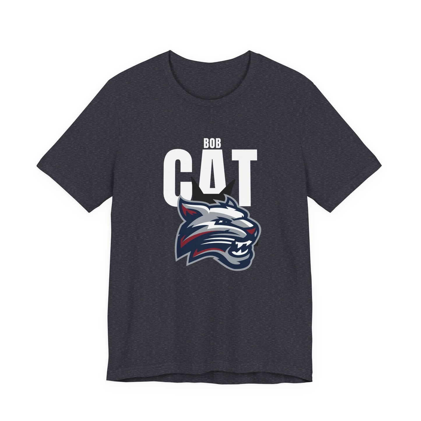 Bobcats Head Graphic Tee — Athletic Mascot T‑Shirt