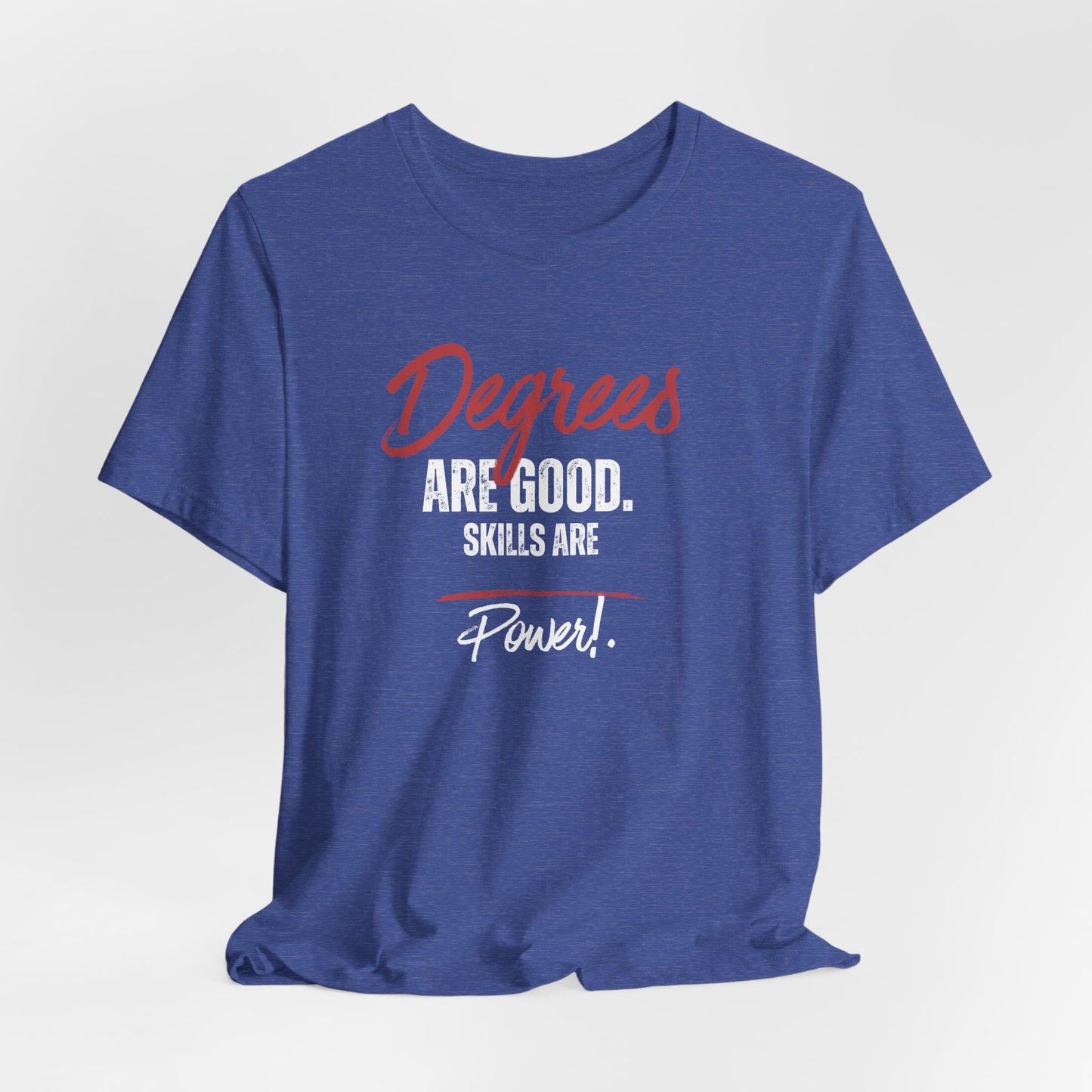 Degrees Script T‑Shirt — Minimal Retro Graphic Tee