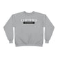 Crewneck Sweatshirt — "Certified by Experience" Minimal Graphic