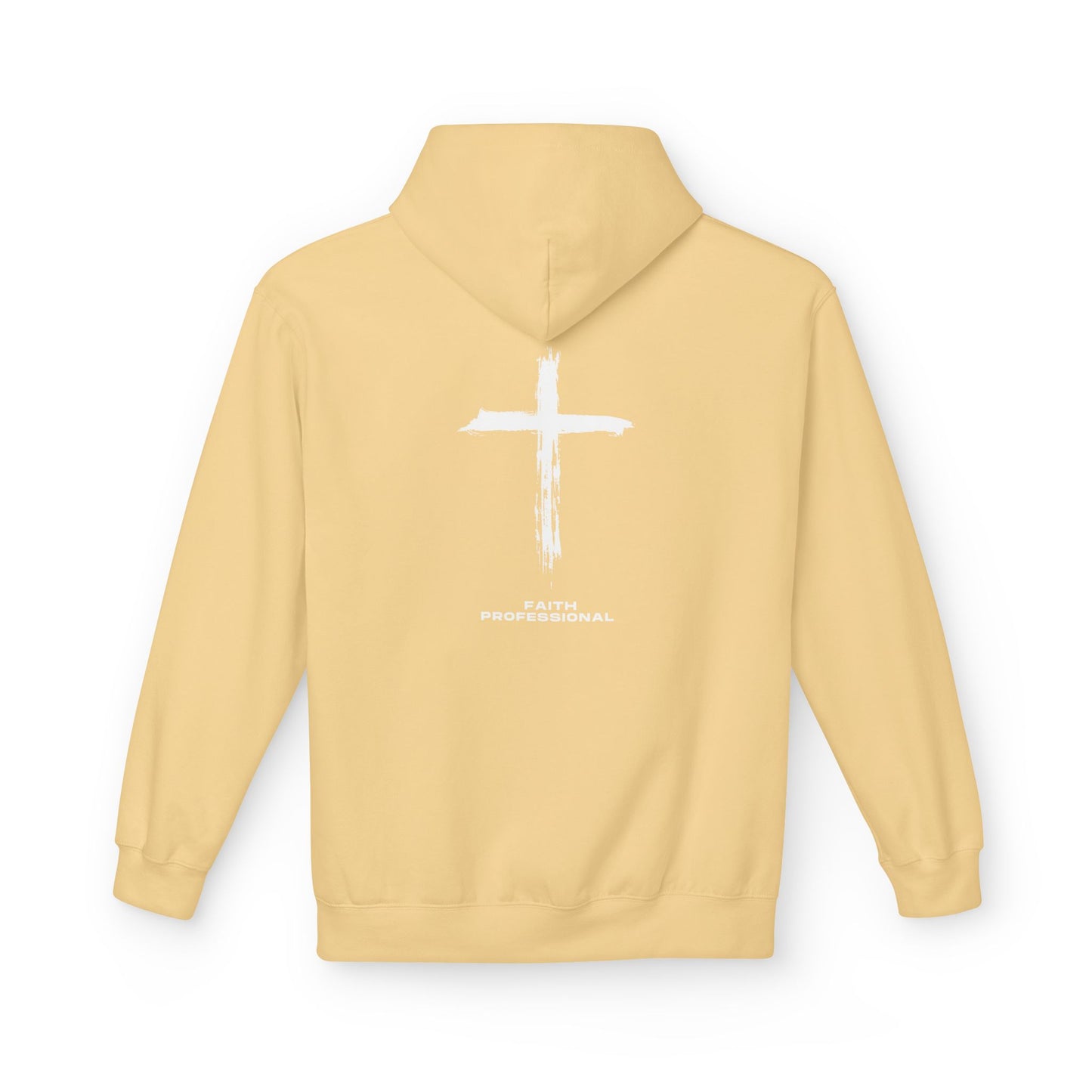 Retro Script "West Coast" White Hoodie — Vintage Stripe Graphic Pullover