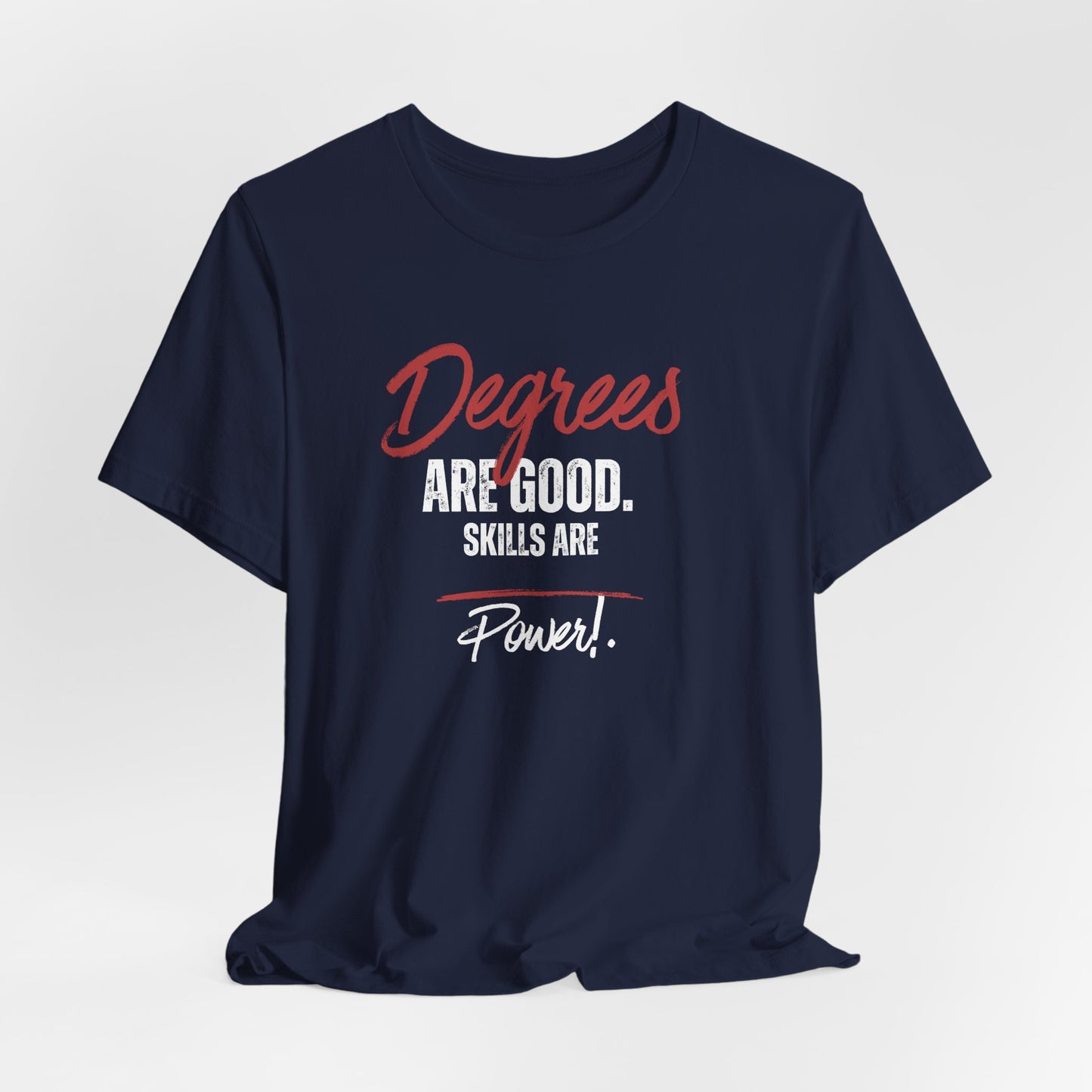 Degrees Script T‑Shirt — Minimal Retro Graphic Tee