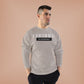 Crewneck Sweatshirt — "Certified by Experience" Minimal Graphic