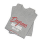 Degrees Script T‑Shirt — Minimal Retro Graphic Tee