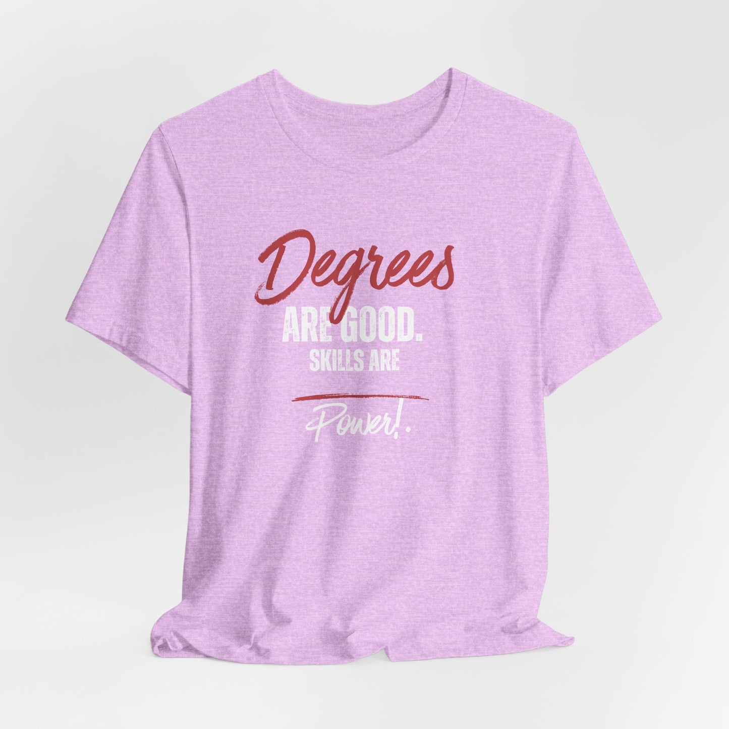 Degrees Script T‑Shirt — Minimal Retro Graphic Tee