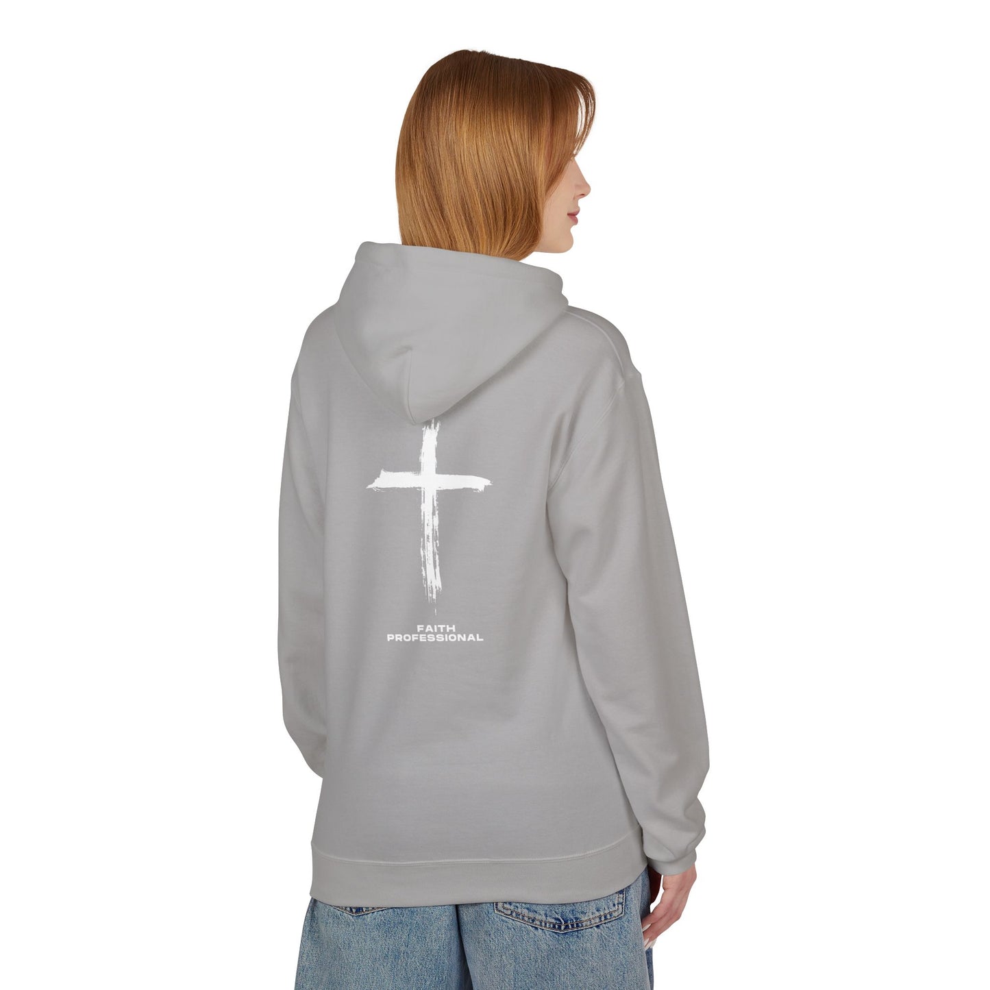 Retro Script "West Coast" White Hoodie — Vintage Stripe Graphic Pullover