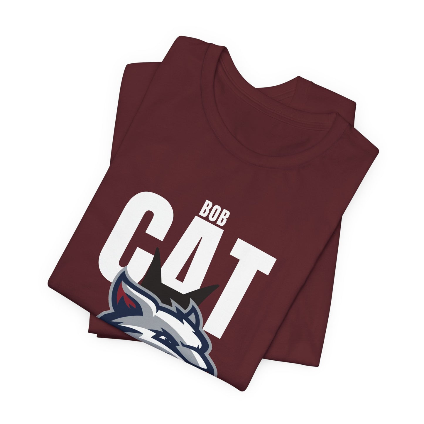 Bobcats Head Graphic Tee — Athletic Mascot T‑Shirt
