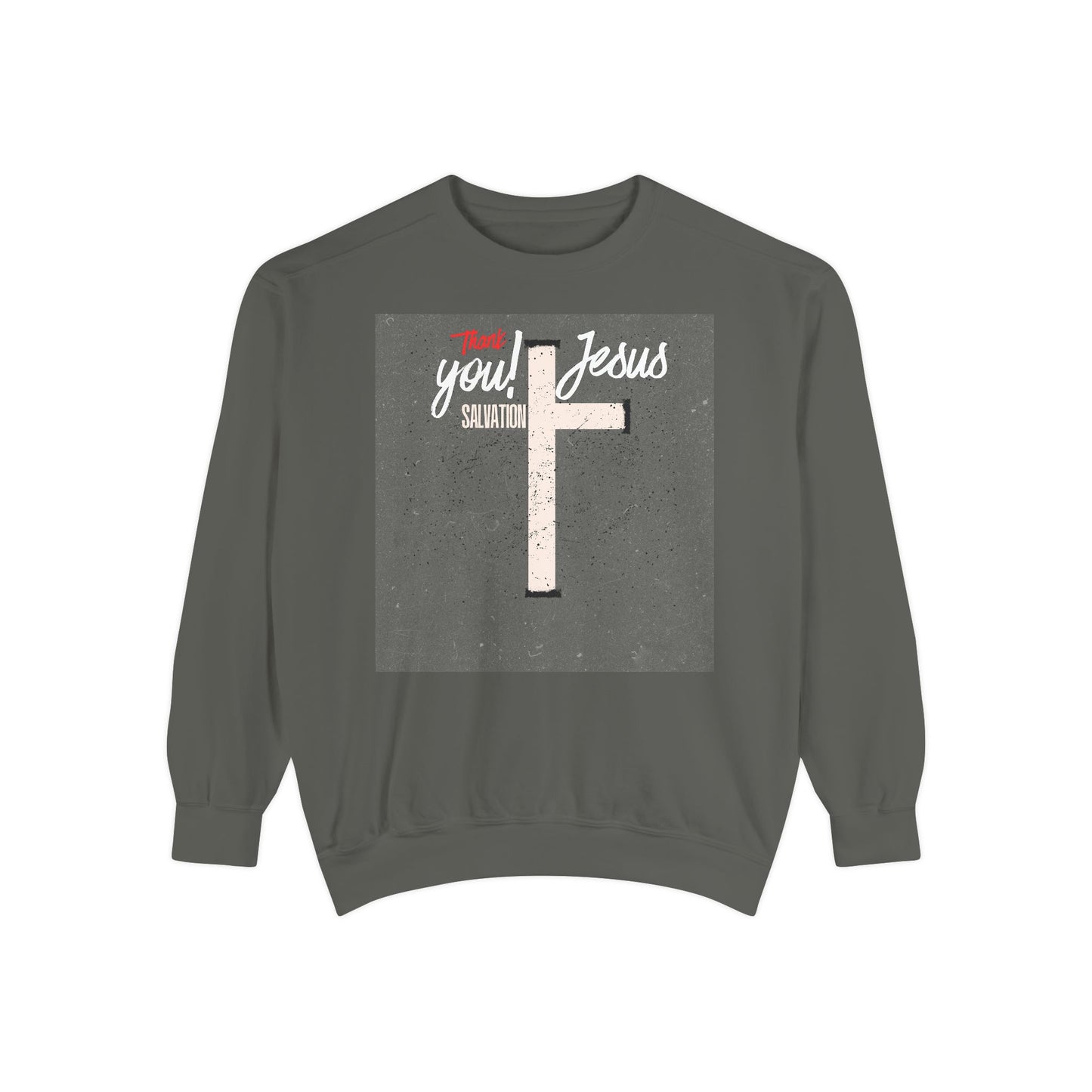 Grace Cross Sweatshirt — "Candidate of Grace" Christian Pullover