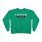 Crewneck Sweatshirt — "Certified by Experience" Minimal Graphic