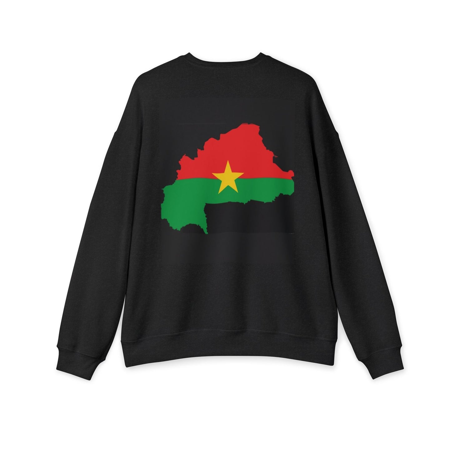 Burkina Faso Flag Fist Sweatshirt - Pan-African Pride Crewneck