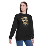 Mushroom Cluster Sweatshirt — Botanical Mushroom Graphic Crewneck