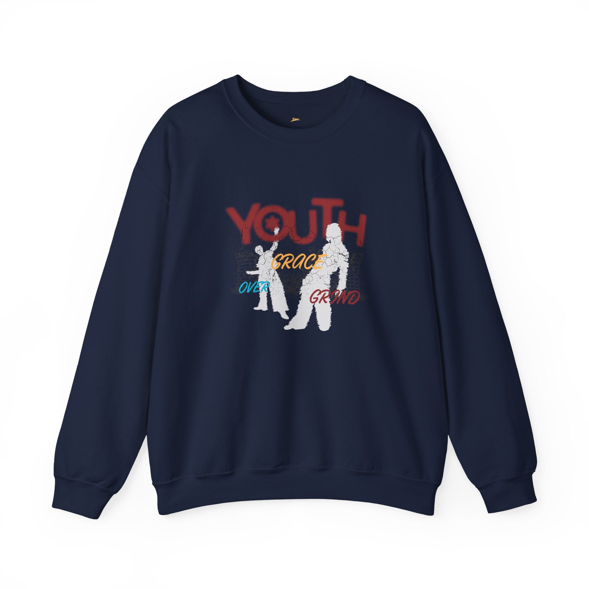 Youth Vibes Graphic Sweatshirt – 'Youth' Street Art Crewneck – ZTALIA