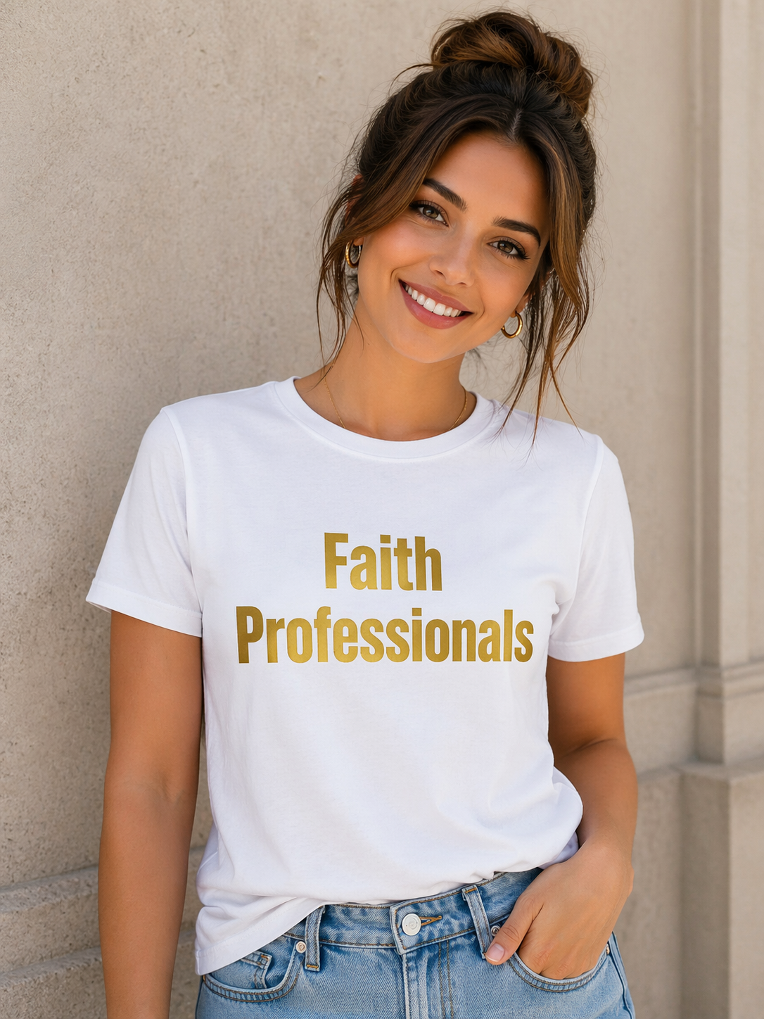 Faith Professionals T-Shirt — Minimalist Christian Tee