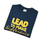 Lead to Make a Difference T-Shirt — Inspirational Christian Cross Tee