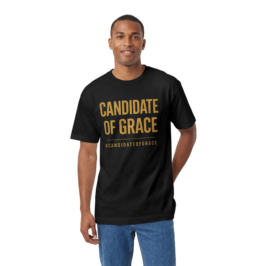 Candidate of Grace T-Shirt — Inspirational Faith Graphic Tee