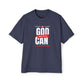 God Can Men's Heavy Oversized Tee
