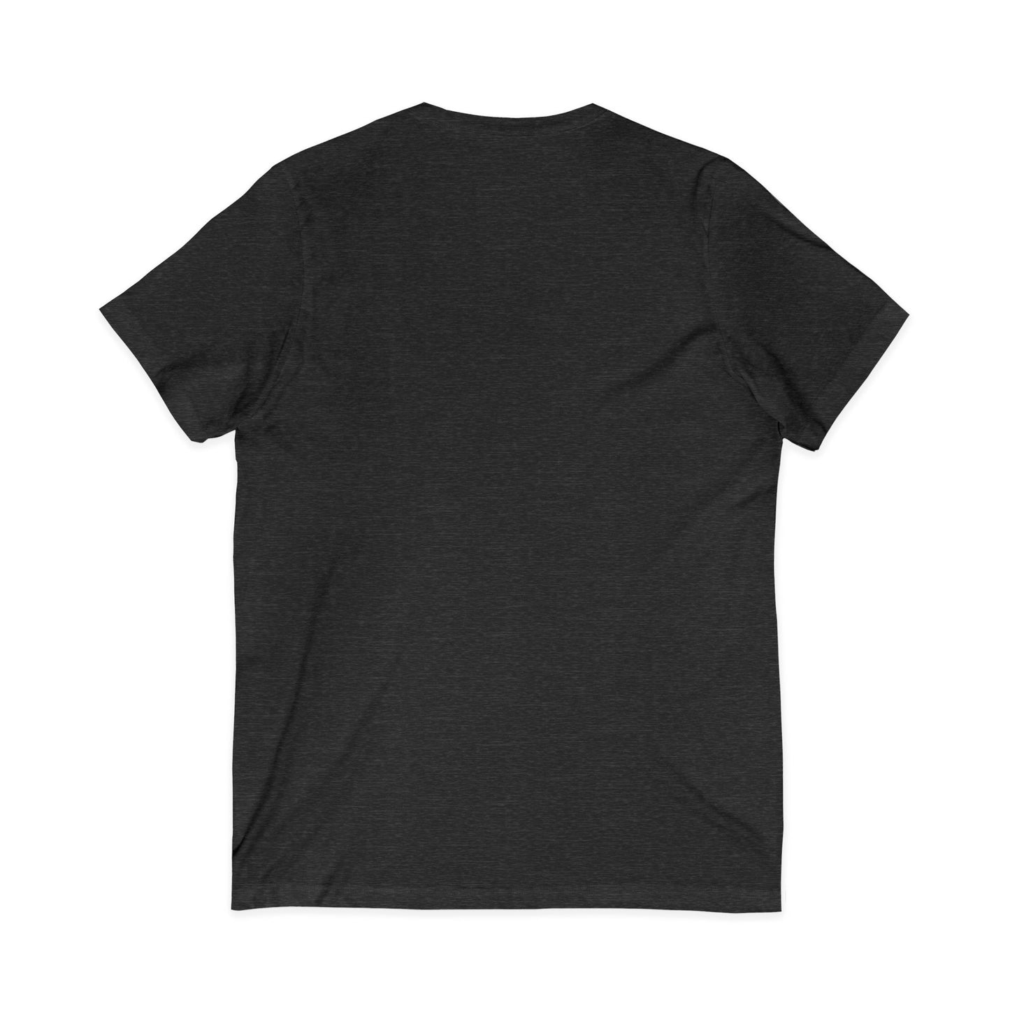 V-Neck Tee — 'Faith without Work is Dead' Vintage Sun Graphic