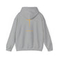 Hoodie — 'Without work is Dead' Gold Baroque Graphic Hooded Sweatshirt