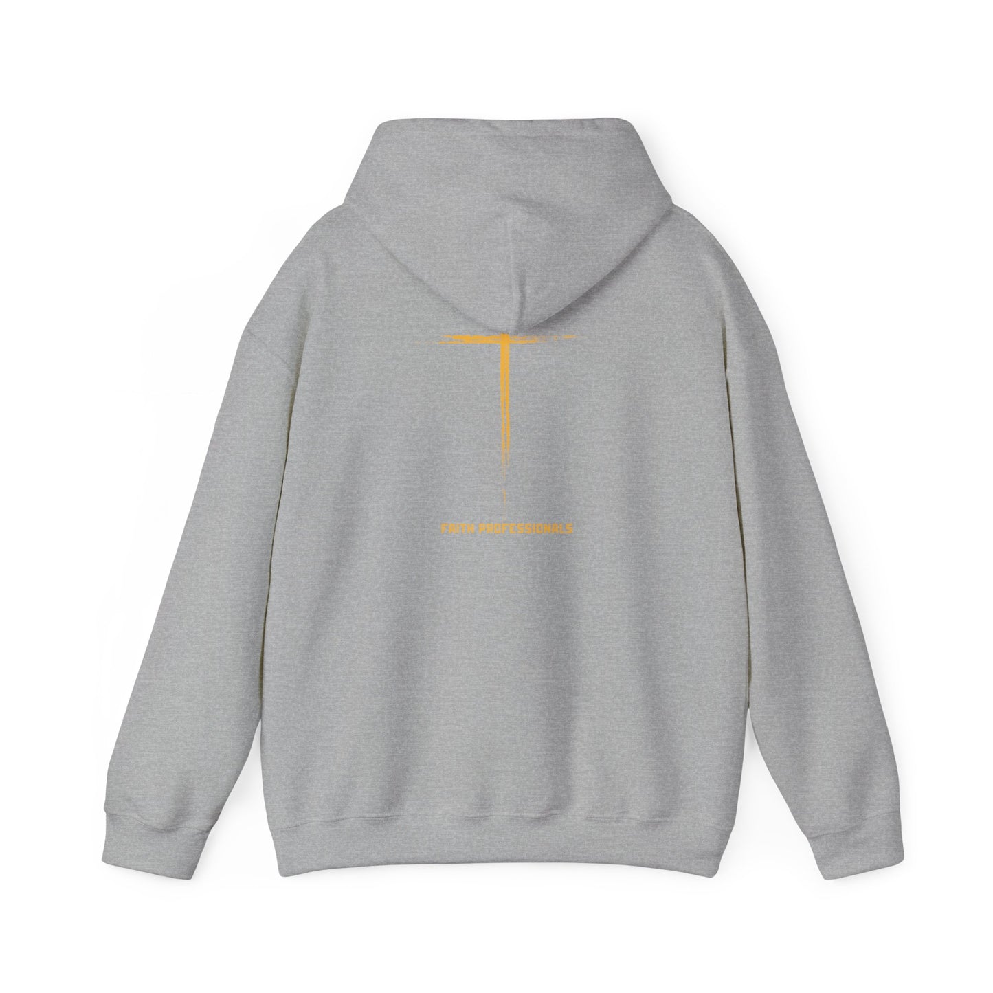 Hoodie — 'Without work is Dead' Gold Baroque Graphic Hooded Sweatshirt