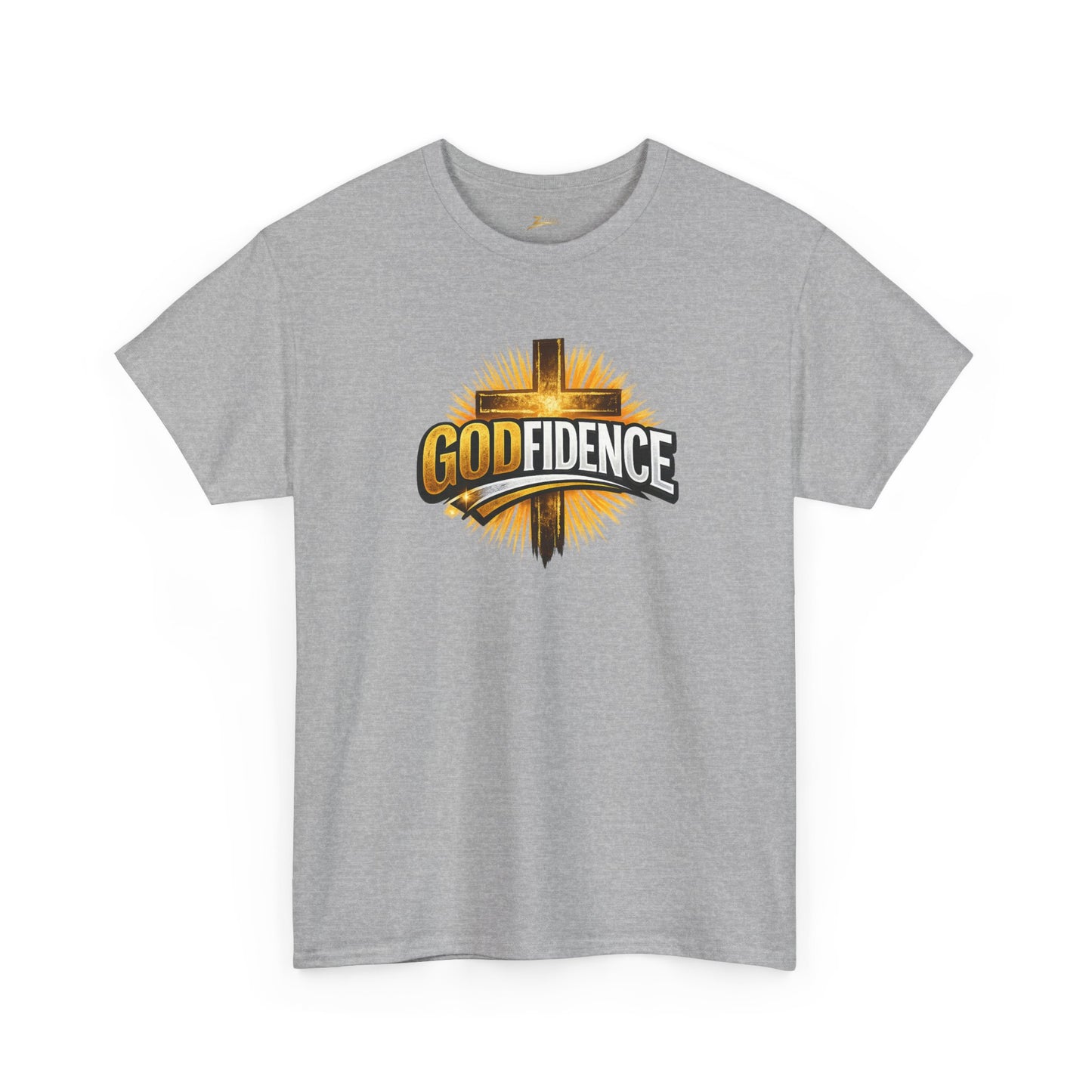 Godfidence Cross T‑Shirt — Christian Faith Graphic Tee