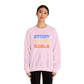 Crewneck Sweatshirt — "Skilled, Called, Empowered" Colorful Watercolor Design