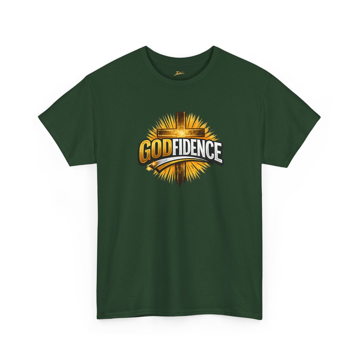 Godfidence Cross T‑Shirt — Christian Faith Graphic Tee