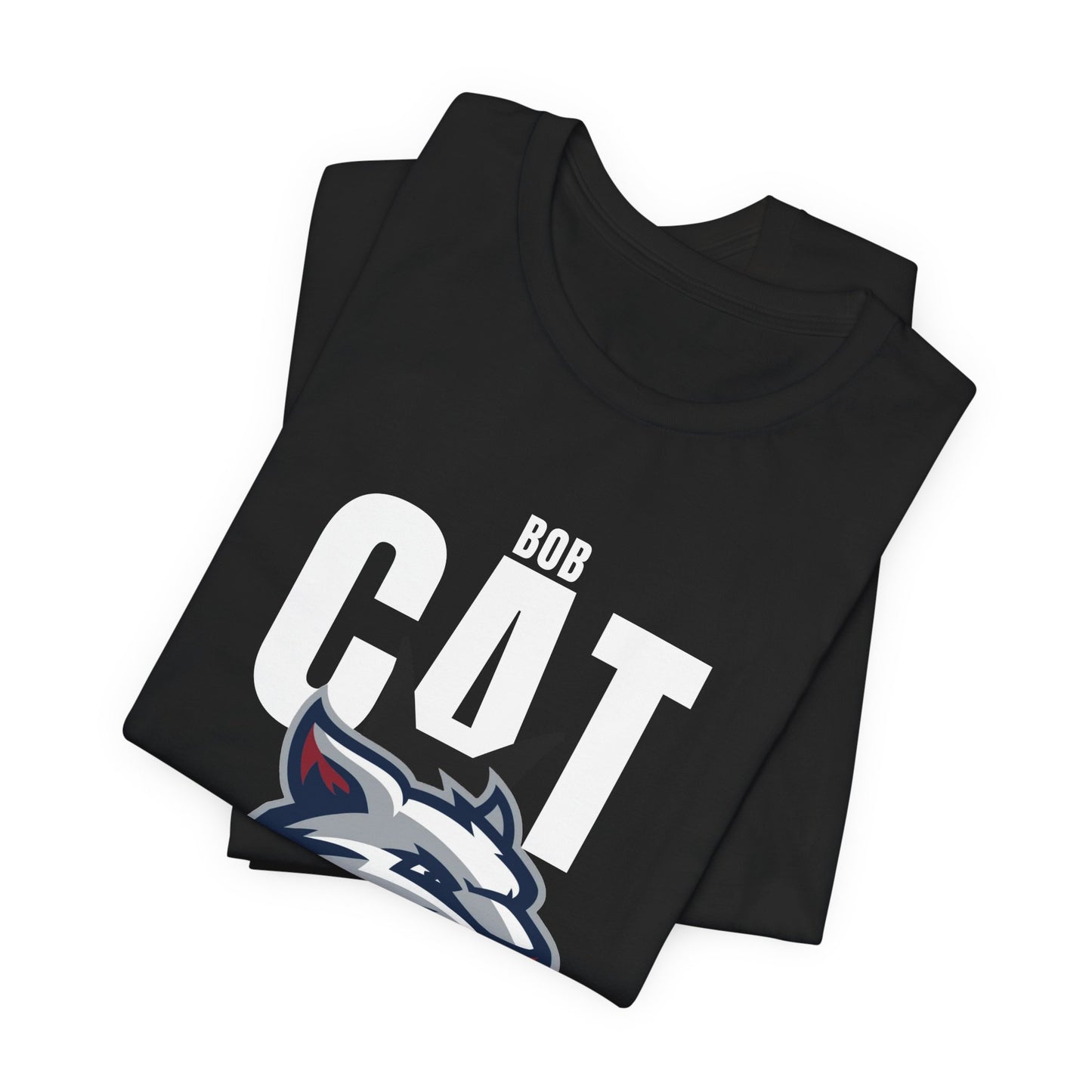 Bobcats Head Graphic Tee — Athletic Mascot T‑Shirt