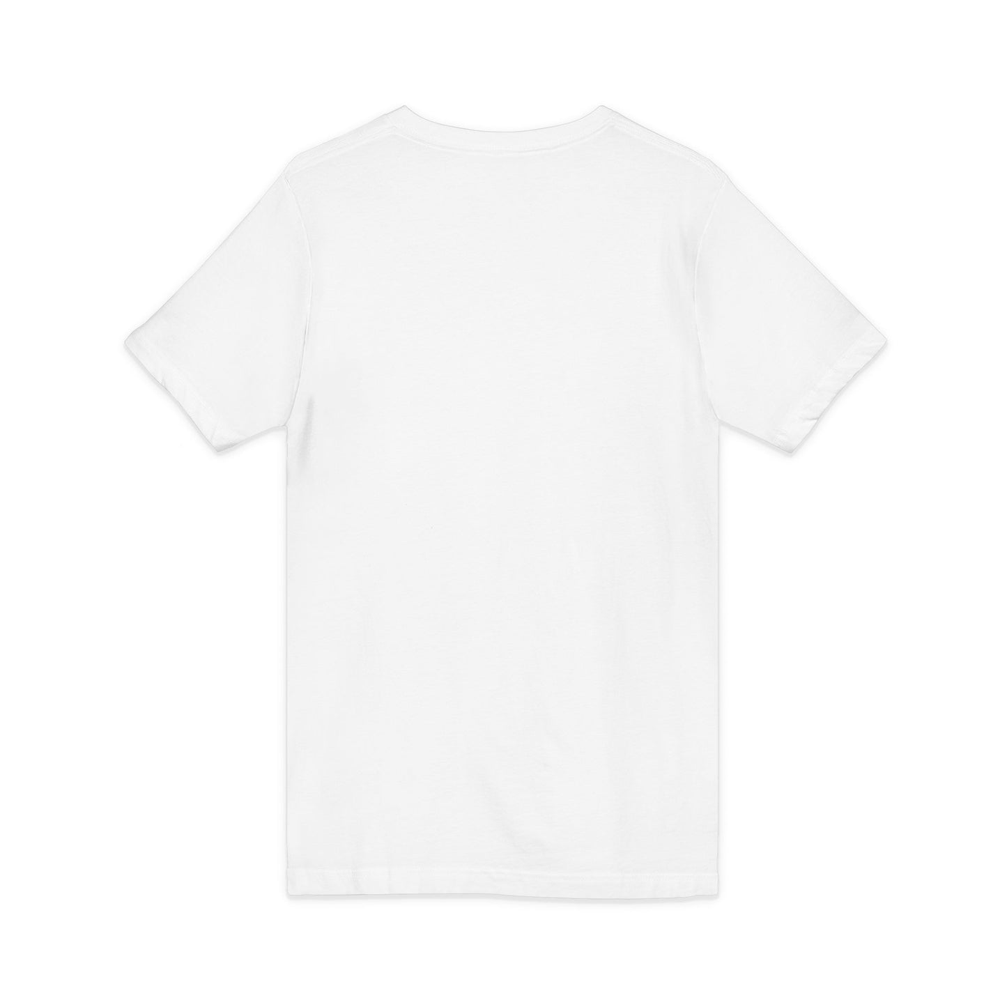 V-Neck Tee — 'Faith without Work is Dead' Vintage Sun Graphic