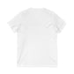 V-Neck Tee — 'Faith without Work is Dead' Vintage Sun Graphic