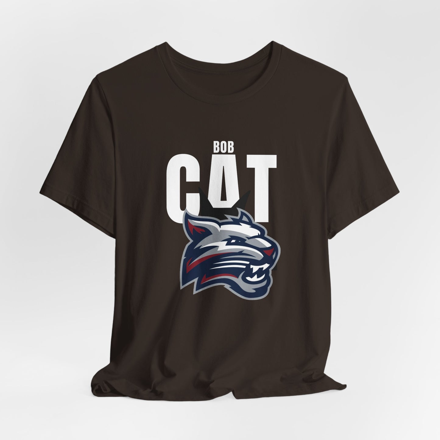 Bobcats Head Graphic Tee — Athletic Mascot T‑Shirt