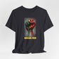 AfriBurkina Faso Flag Fist T-Shirt — Patriotic Map Back Tee