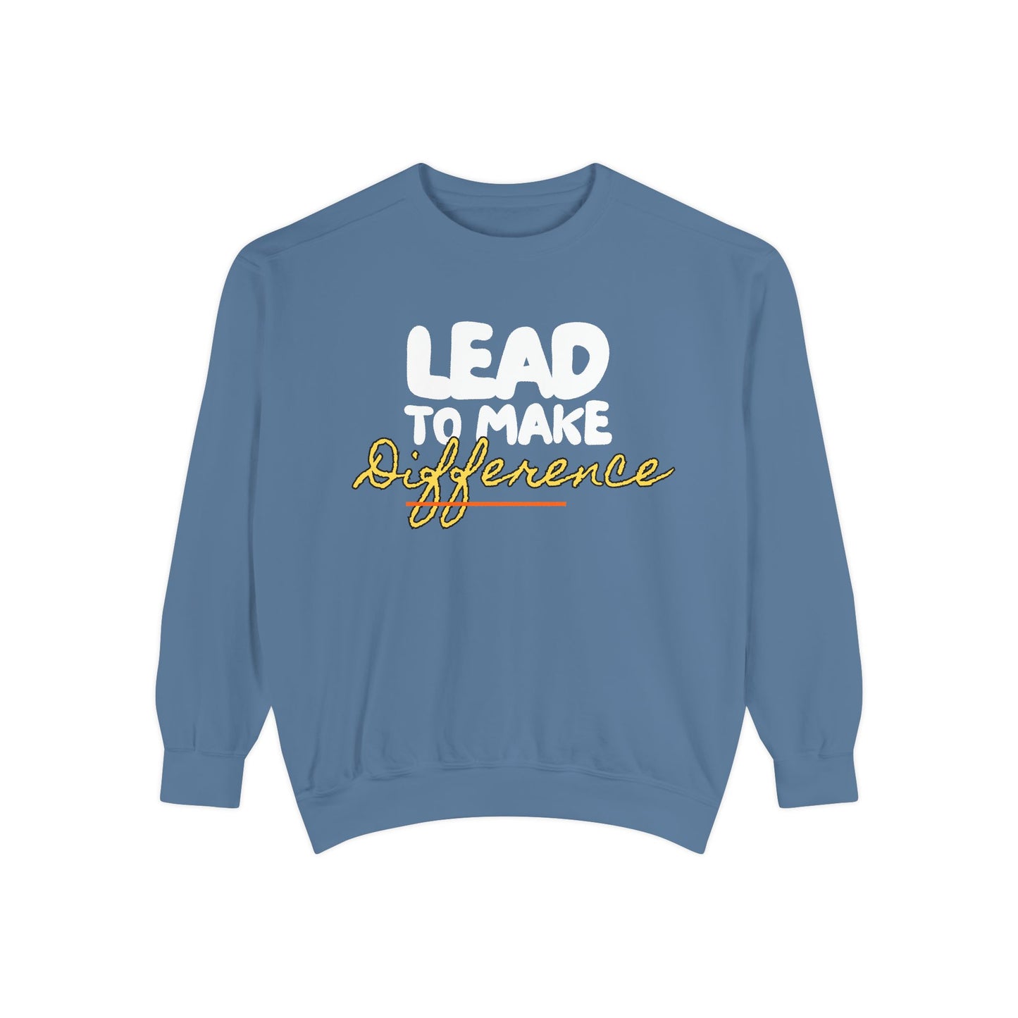 Difference Sweatshirt — Script Logo Pullover for Activism & Positive Vibes
