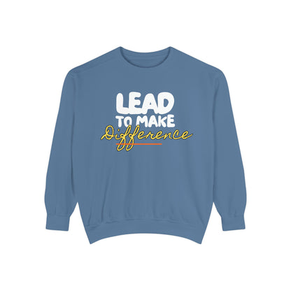 Difference Sweatshirt — Script Logo Pullover for Activism & Positive Vibes