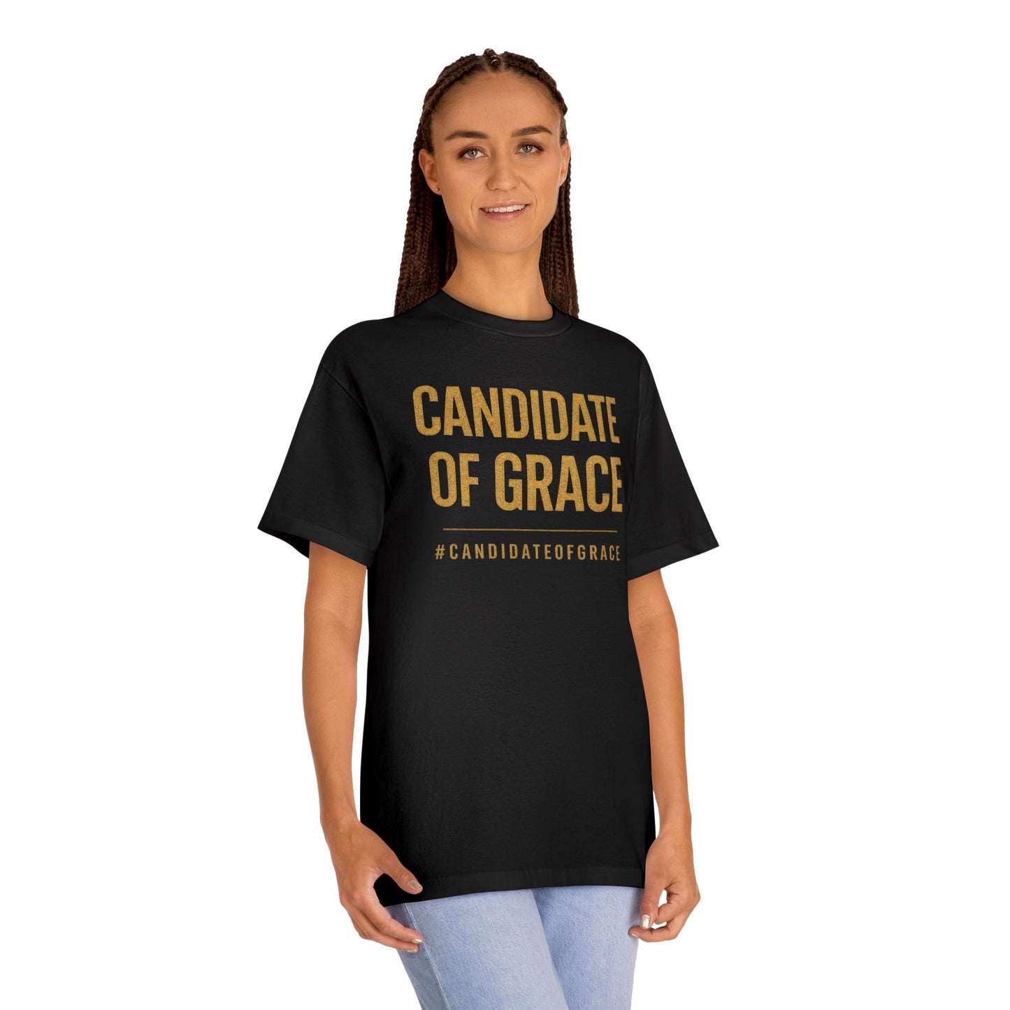 Candidate of Grace T-Shirt — Inspirational Faith Graphic Tee